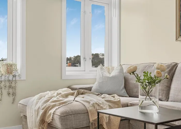 Appartement Contemporary City-apartement With Views Of The Dock! Bergen