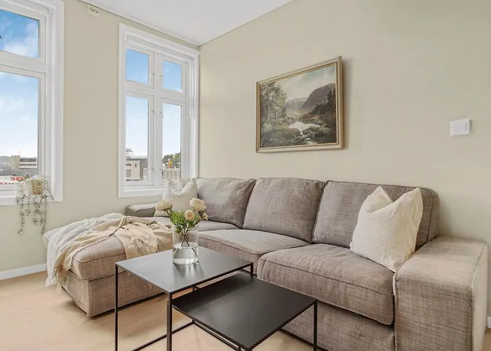 Contemporary City-apartement With Views Of The Dock! Appartement Bergen